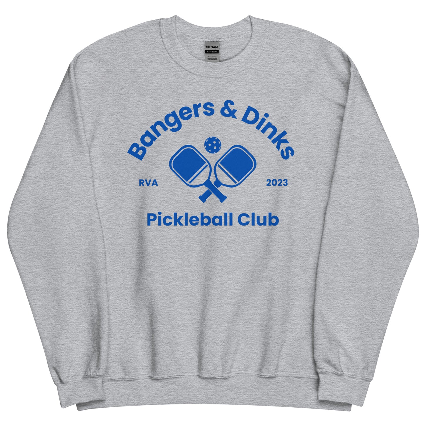 Crew Neck Sweatshirt (Blue, Gray, Pink, White)